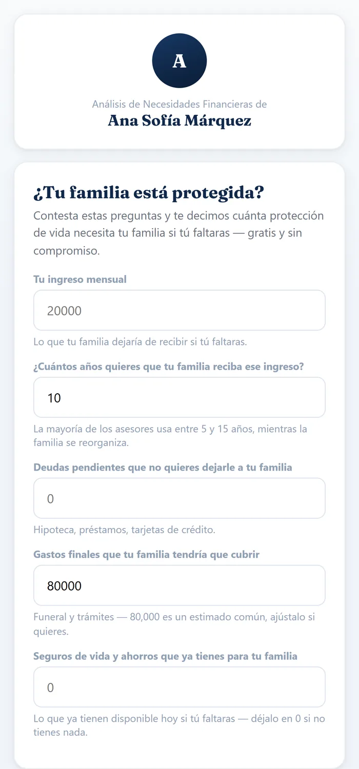 Análisis de Necesidades Financieras